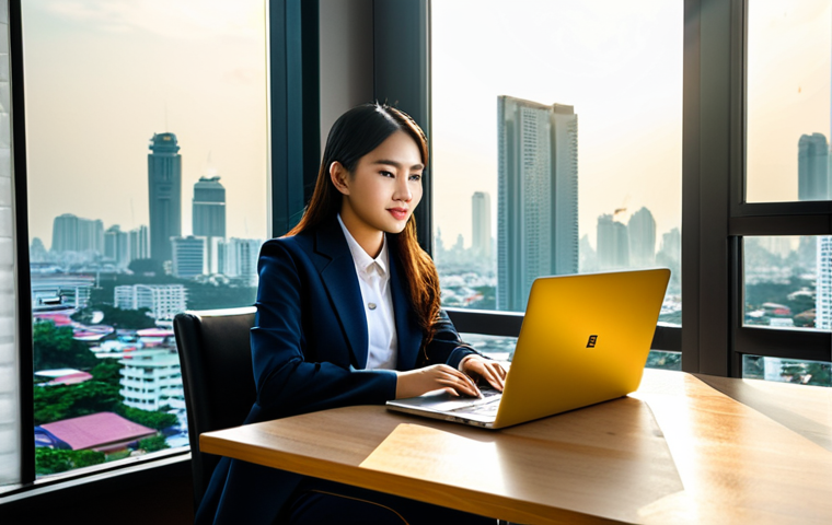 과학적 접근으로 동기부여 증진하기 - Goal Setting**

"A young Thai professional woman, fully clothed in modest business attire, sitting a...
